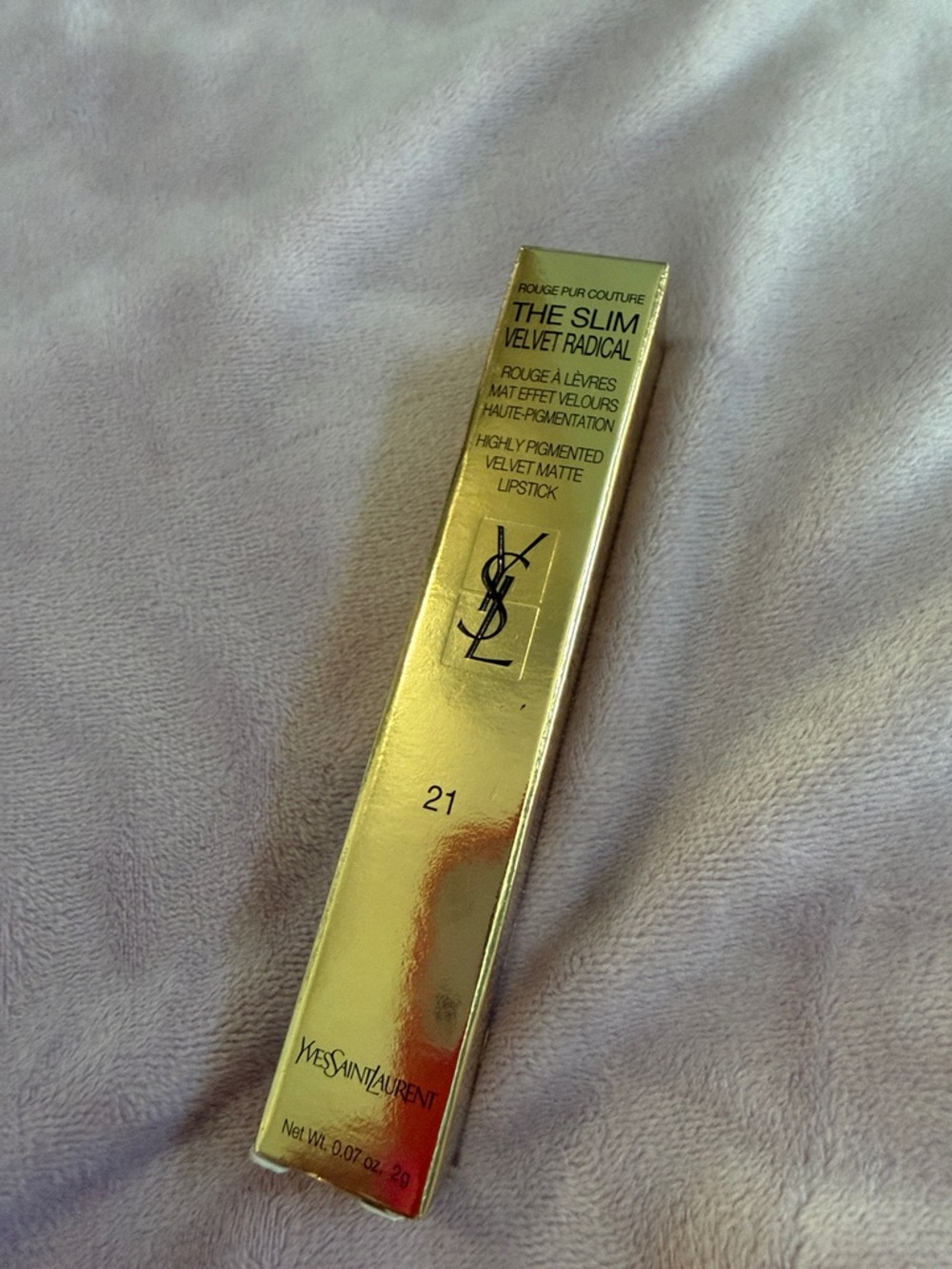 Yves Saint Laurent The Slim Velvet Radical Lipstick - Shade 21 Rouge Paradox
